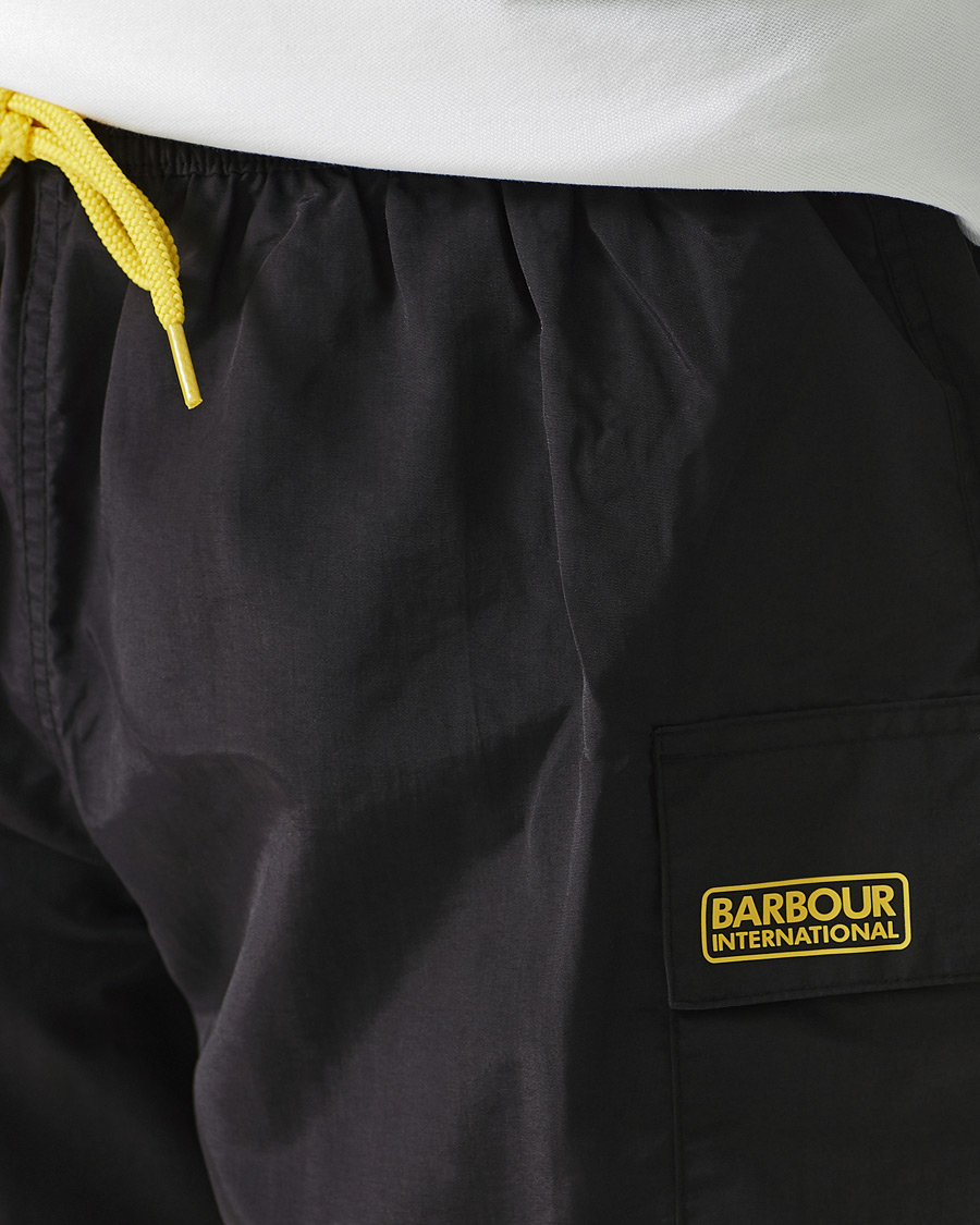 Herre | Badeshorts | Barbour International | Cargo Swimshorts Black