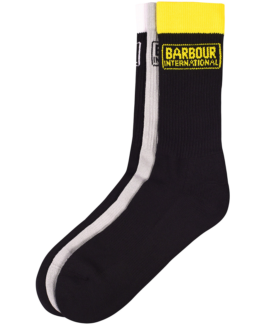 Herre | Undertøy | Barbour International | 3-Pack Socks Black