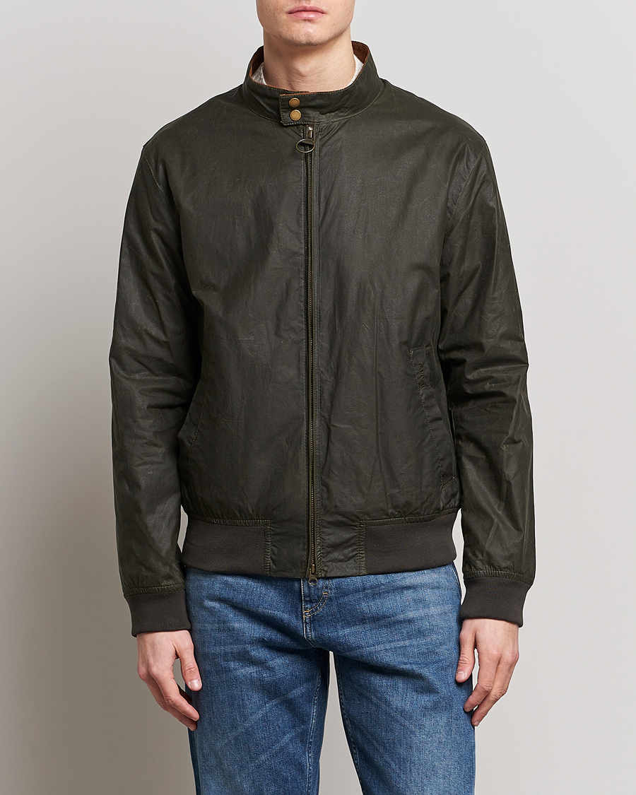Herre | Barbour | Barbour Lifestyle | Royston Lightweight Waxed Jacket Archive Olive