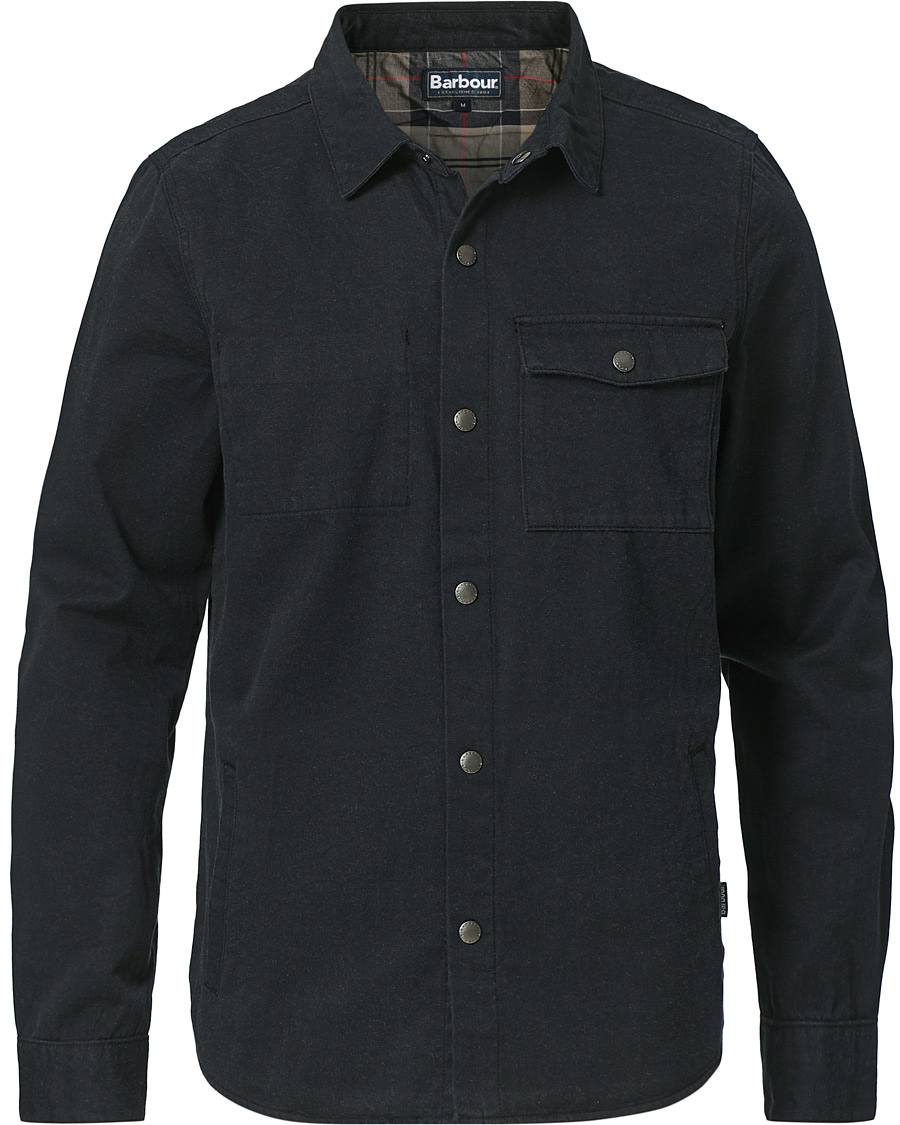 Herre | Skjorter | Barbour Lifestyle | Mortan Overshirt Black
