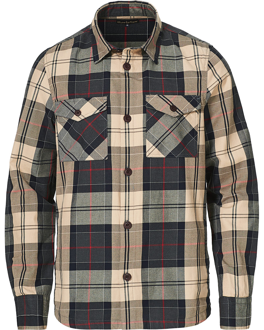 Herre |  | Barbour Lifestyle | Canwell Checked Overshirt  Stone Tartan