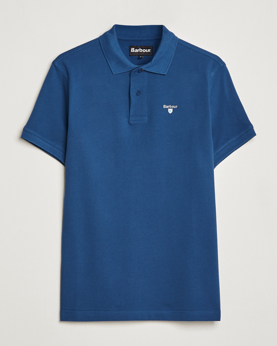 Herre | Pikéer | Barbour Lifestyle | Sports Polo Deep Blue