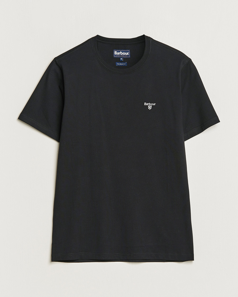 Herre | T-Shirts | Barbour Lifestyle | Essential Sports T-Shirt Black