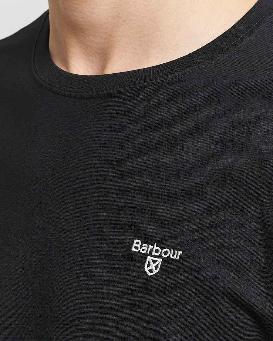 Herre | T-Shirts | Barbour Lifestyle | Essential Sports T-Shirt Black