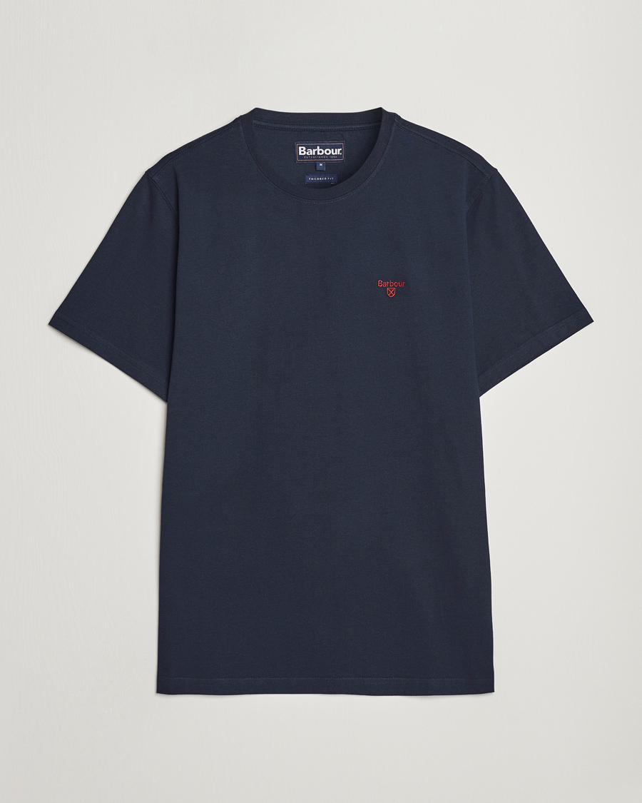 Herre | T-Shirts | Barbour Lifestyle | Essential Sports T-Shirt Navy