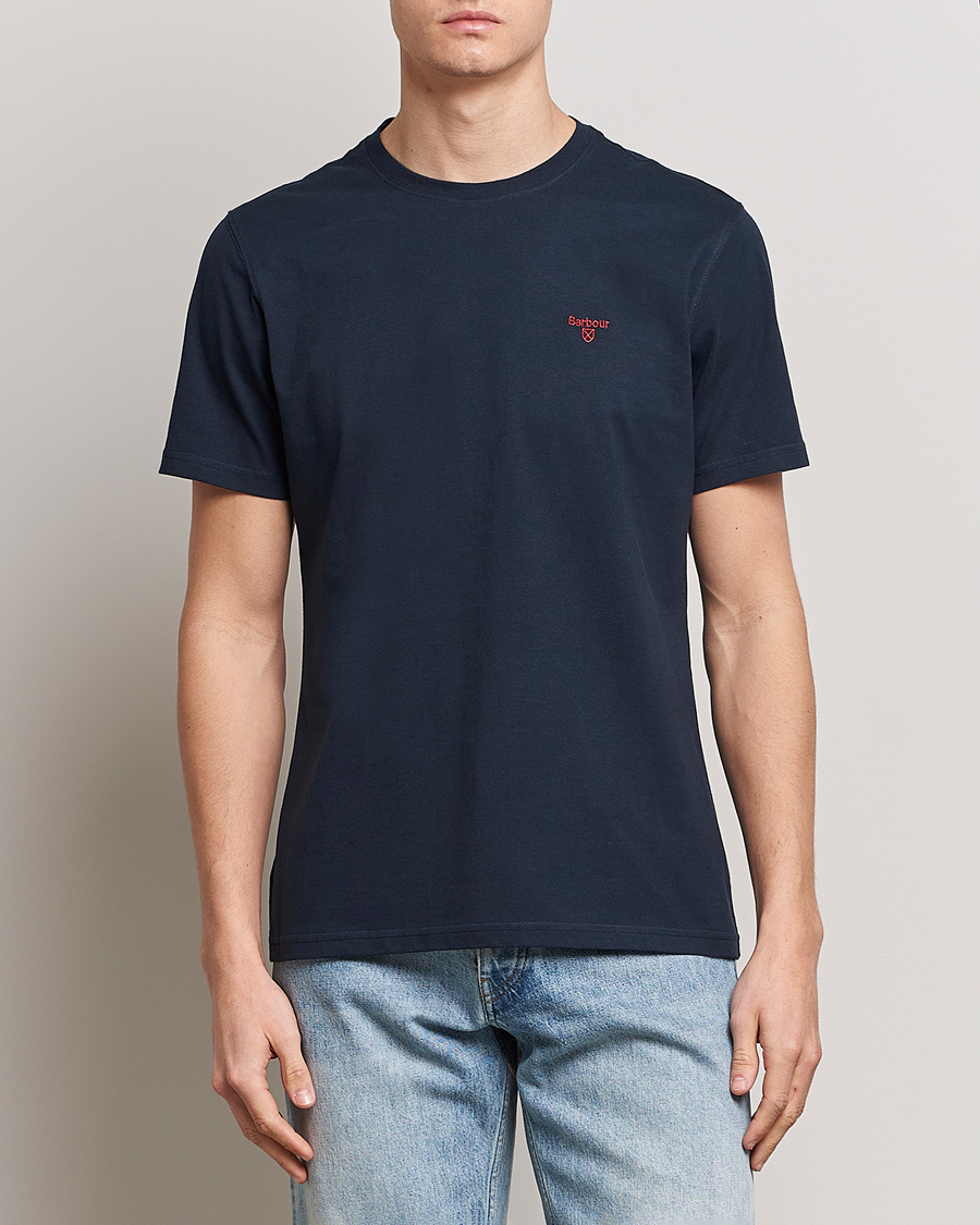 Herre | Best of British | Barbour Lifestyle | Essential Sports T-Shirt Navy