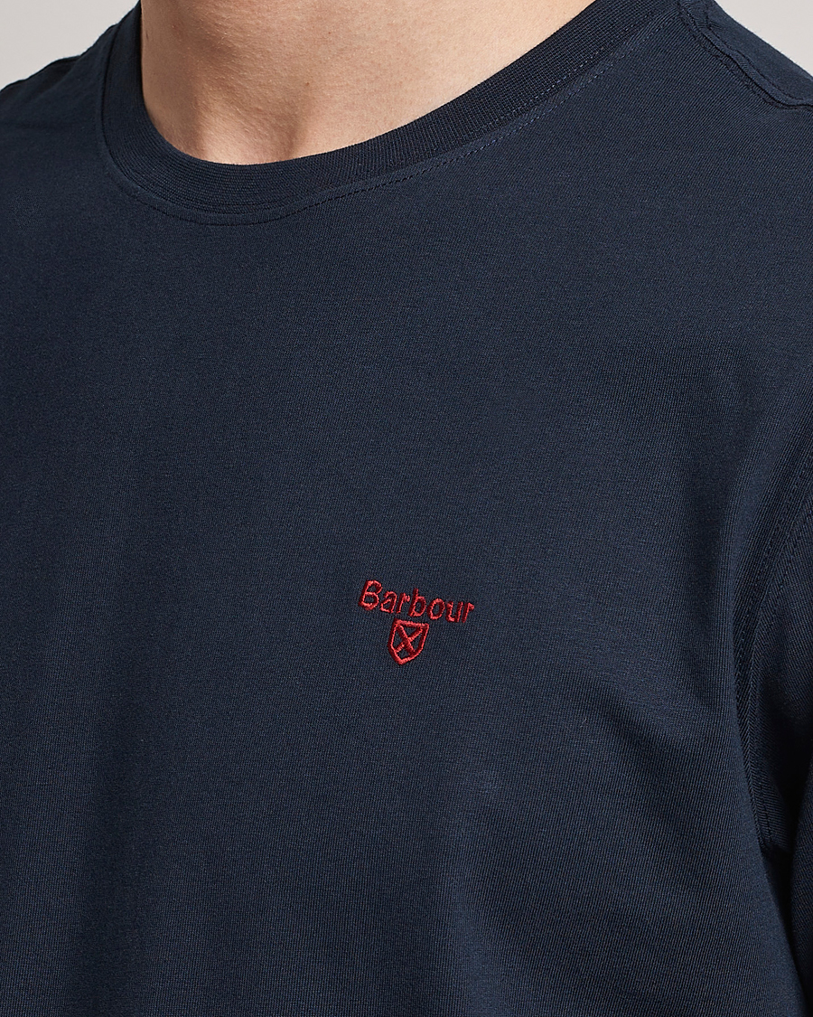 Herre | T-Shirts | Barbour Lifestyle | Essential Sports T-Shirt Navy