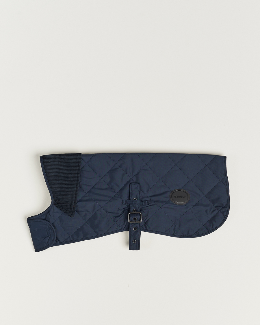 Herre |  | Barbour Lifestyle | Quilted Dog Coat Navy