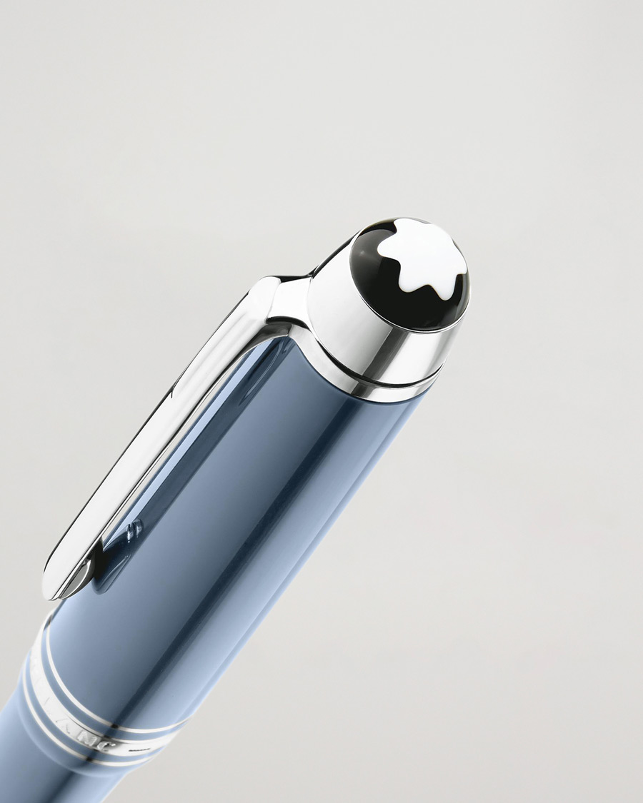 Herre | Montblanc Meisterstück Glacier Midsize Ballpoint Pen Blue | Montblanc | Meisterstück Glacier Midsize Ballpoint Pen Blue