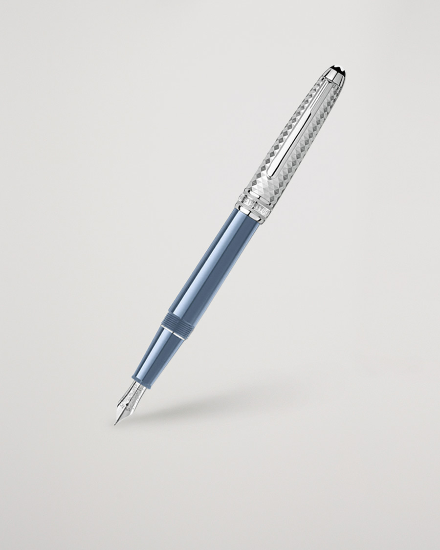 Herre | | Montblanc | Meisterstück Glacier Doué Fountain Pen Blue