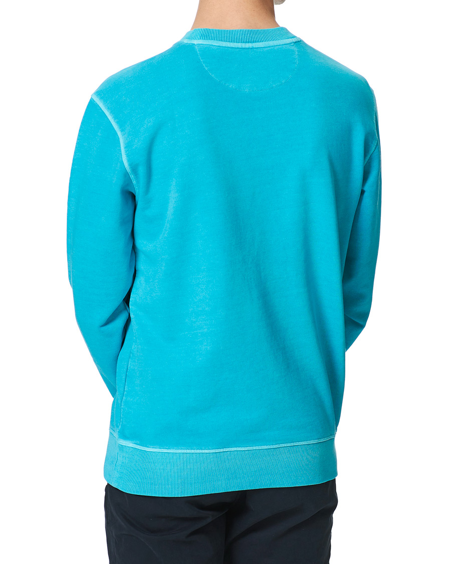Herre | Gensere | GANT | Sunbleached Crew Neck Sweatshirts Aqua Green