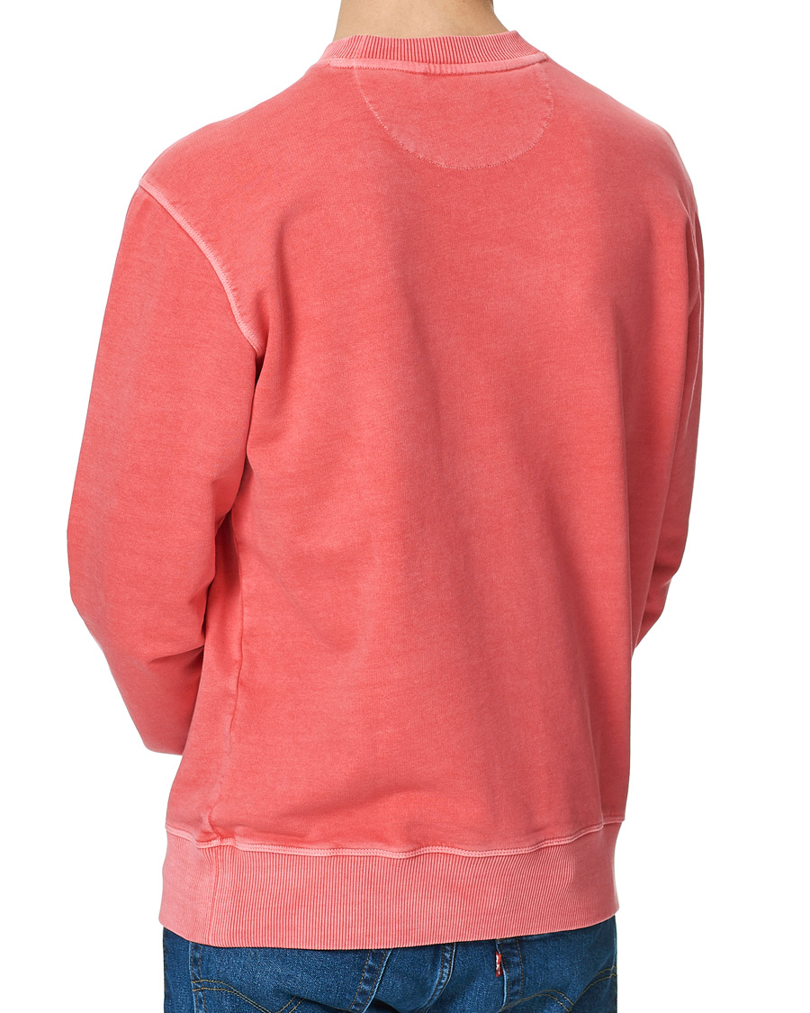 Herre | Gensere | GANT | Sunbleached Crew Neck Sweatshirts Watermelon Pink