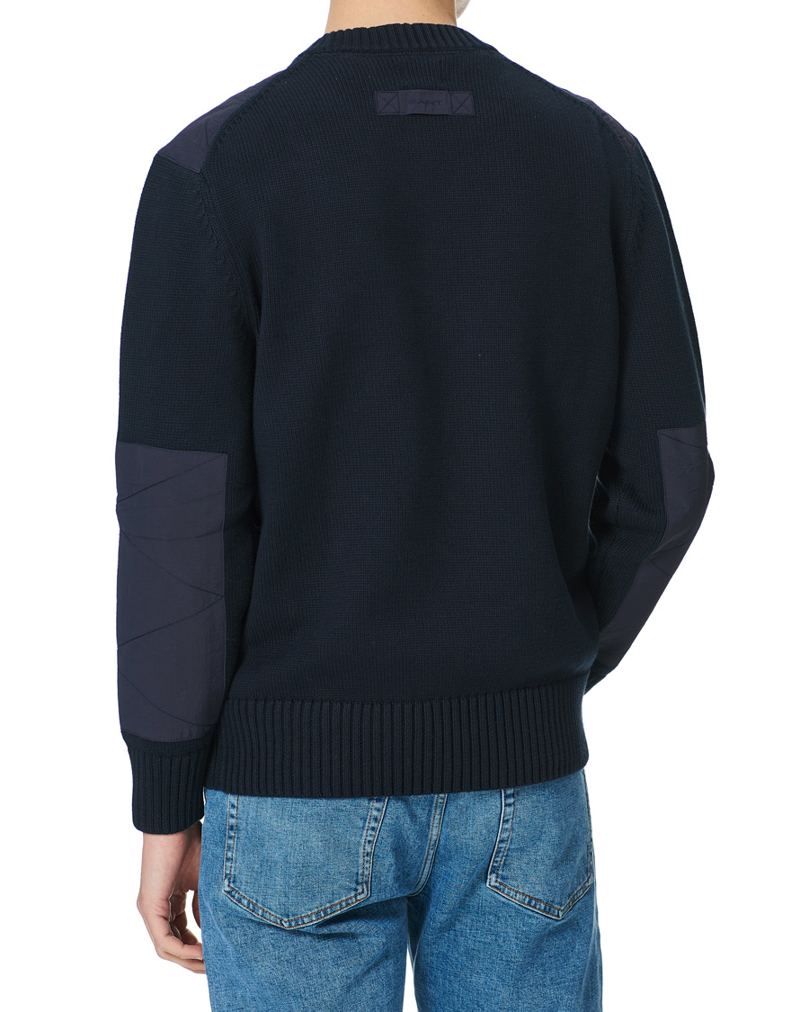 Herre | Gensere | GANT | Rough Weather Crew Neck Sweater Evening Blue