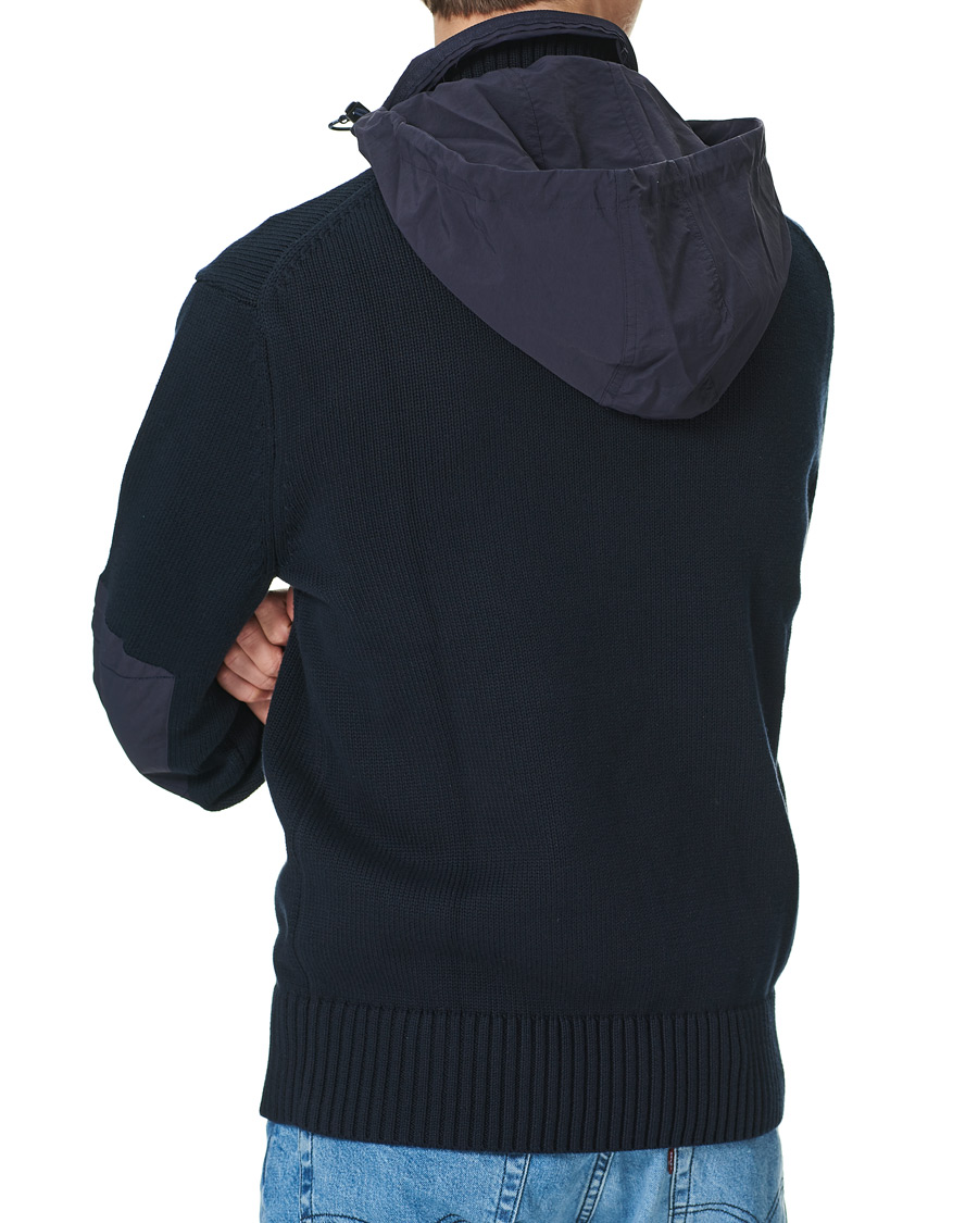 Herre | Gensere | GANT | Rough Weather Half-Zip Sweater Evening Blue