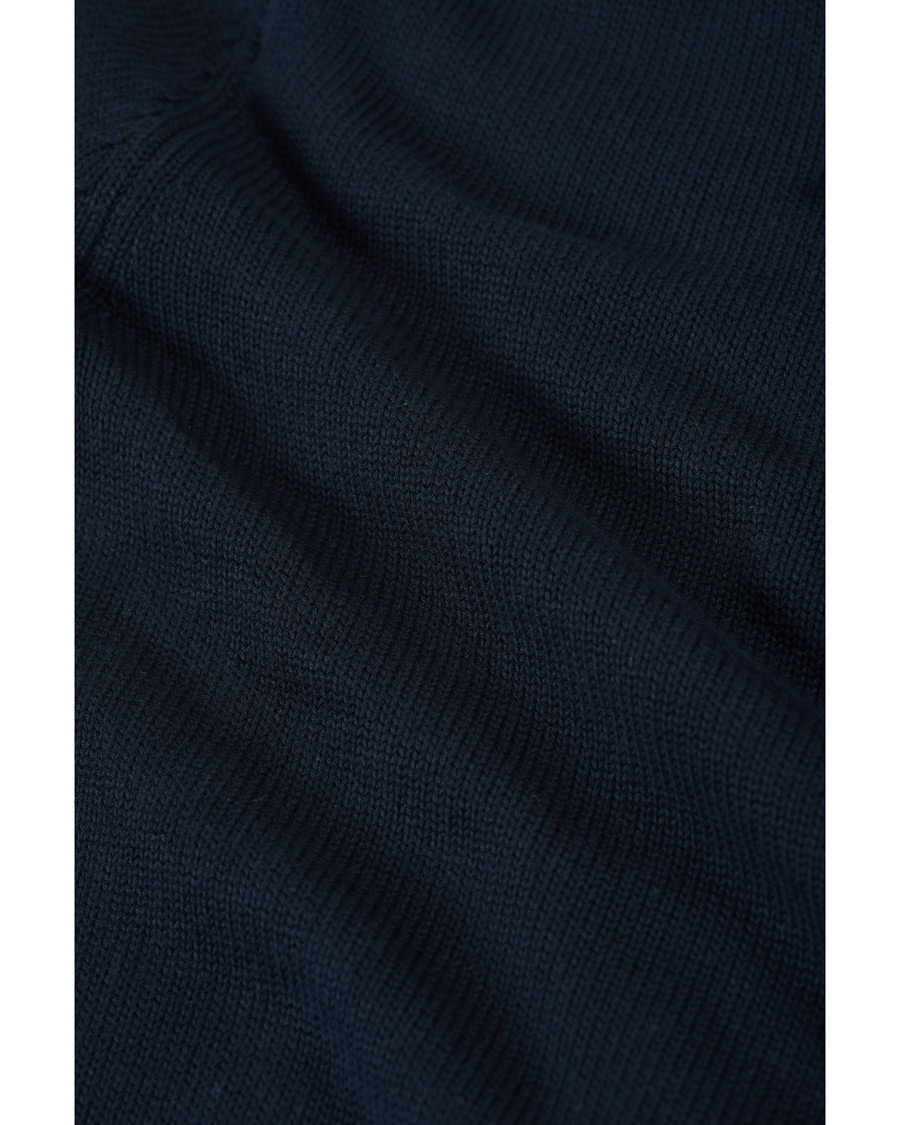 Herre | Gensere | GANT | Rough Weather Half-Zip Sweater Evening Blue