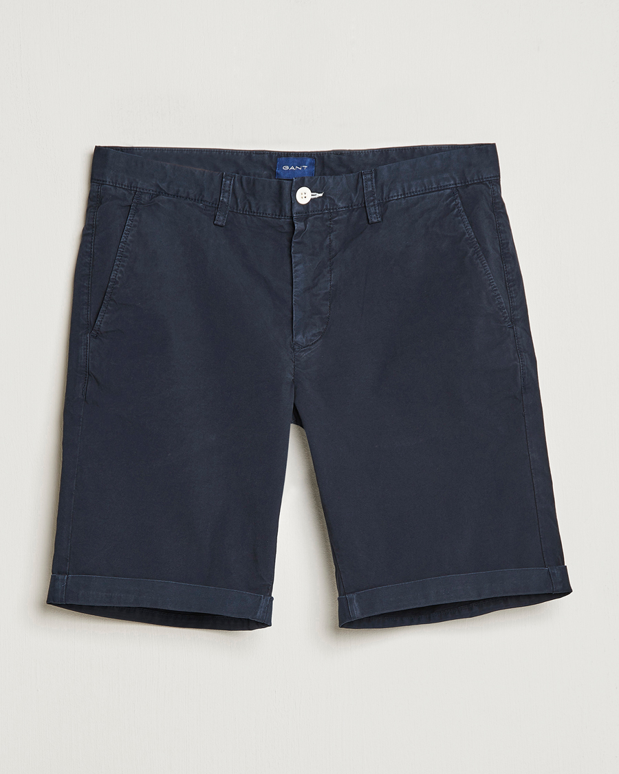 Herre | Shorts | GANT | Regular Sunbleached Shorts Marine
