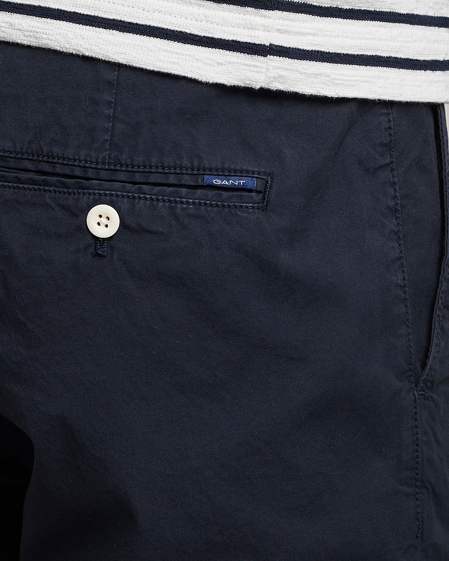 Herre | Shorts | GANT | Regular Sunbleached Shorts Marine