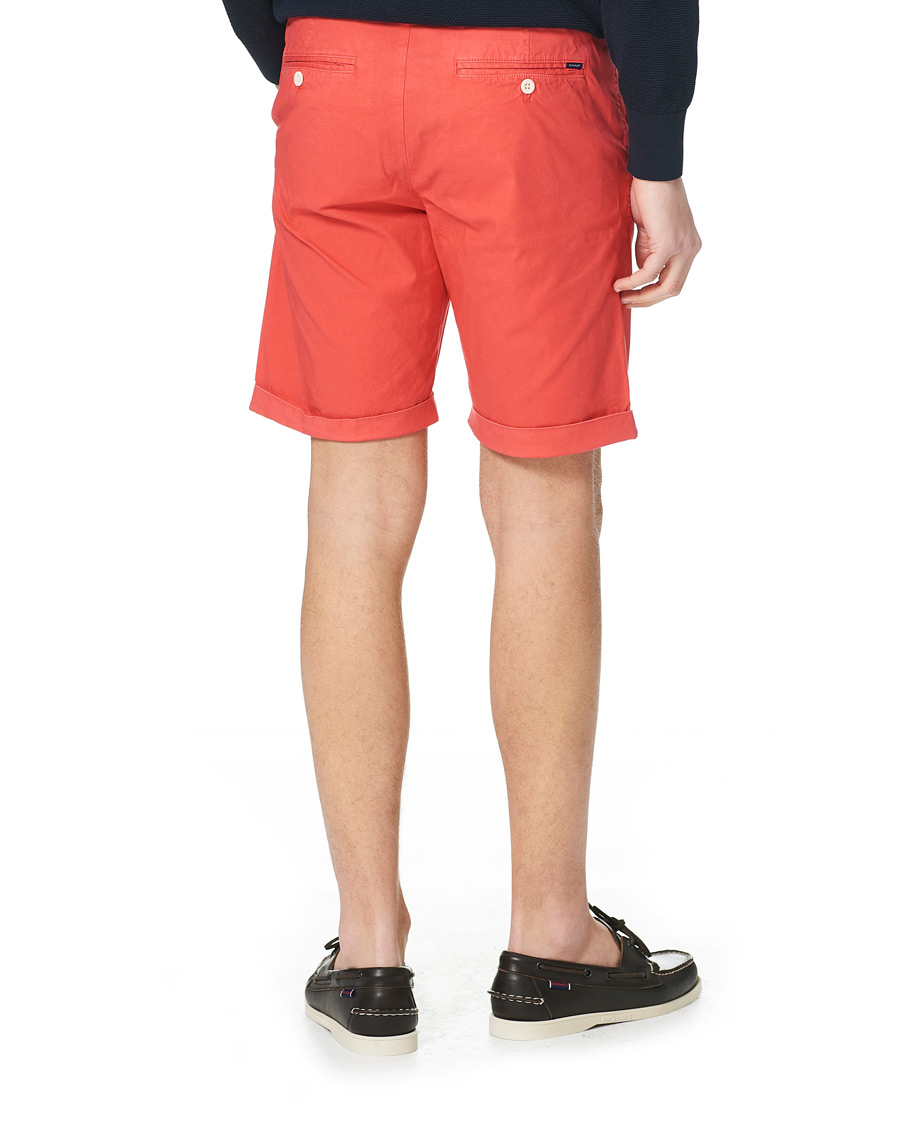 Herre | Shorts | GANT | Regular Sunbleached Shorts Watermelon Pink