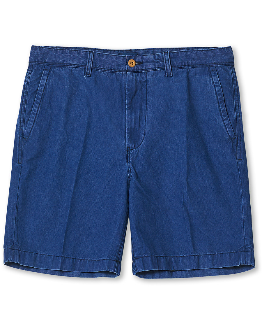 Herre | Shorts | GANT | Foam Dyed Shorts Indigo Blue