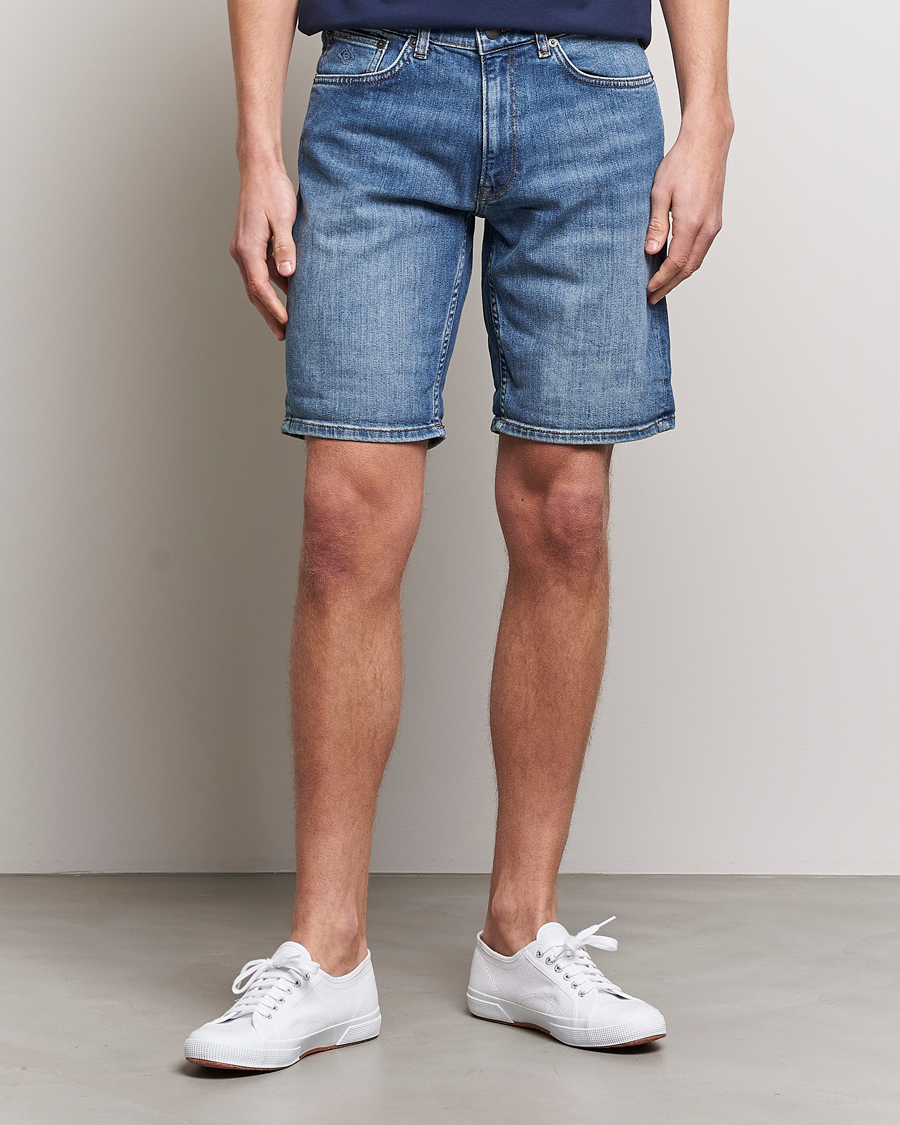 Herre | Shorts | GANT | Arley Denim Shorts Light Blue