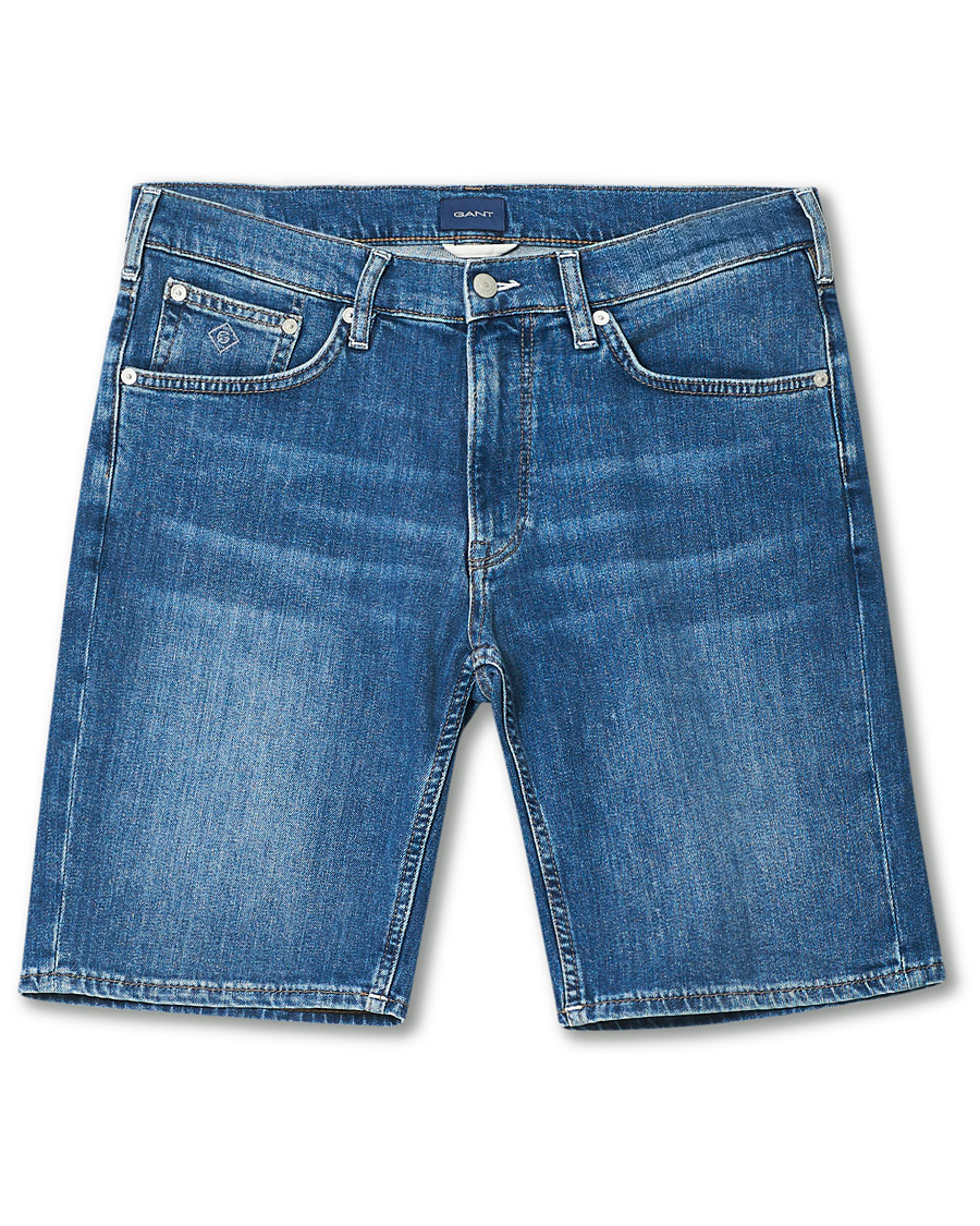 Herre | Shorts | GANT | Arley Jeans Shorts Semi Light Blue
