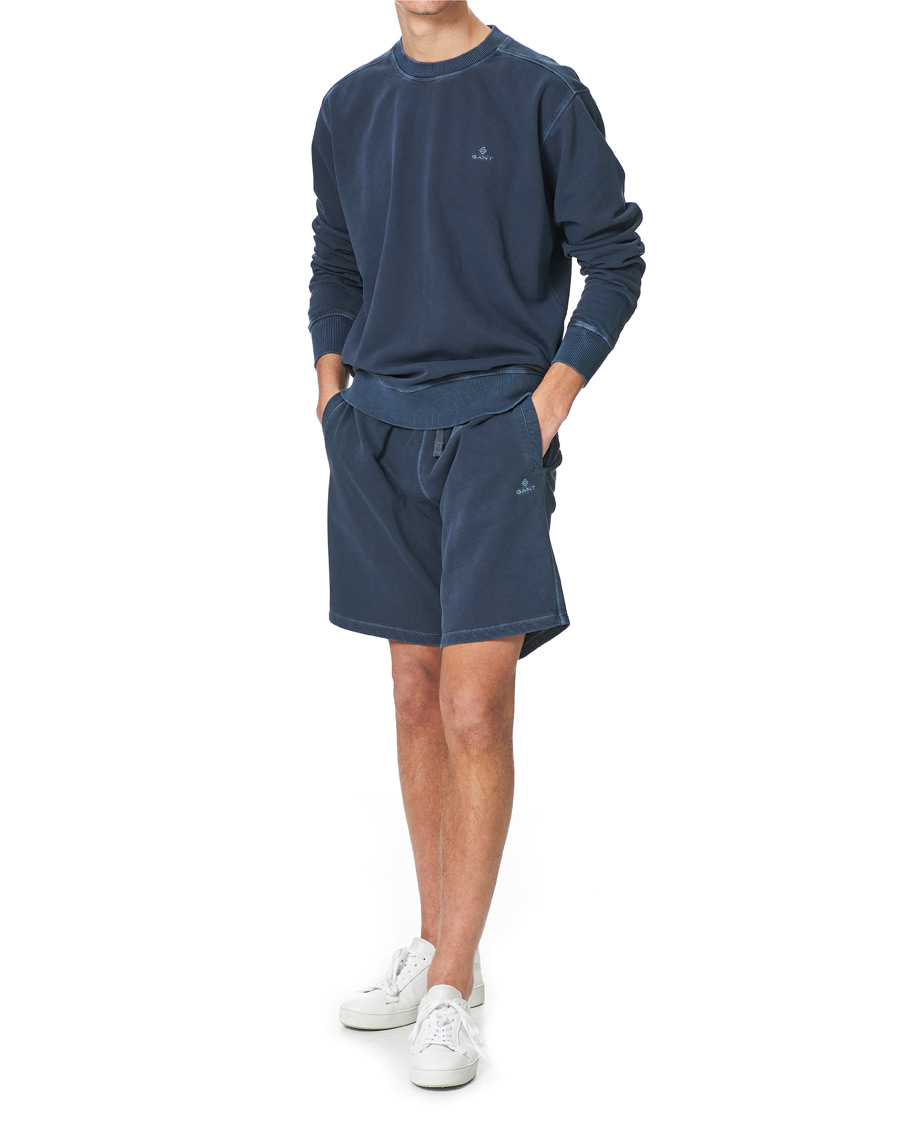 Herre | Shorts | GANT | Sunbleached Sweatshorts Evening Blue