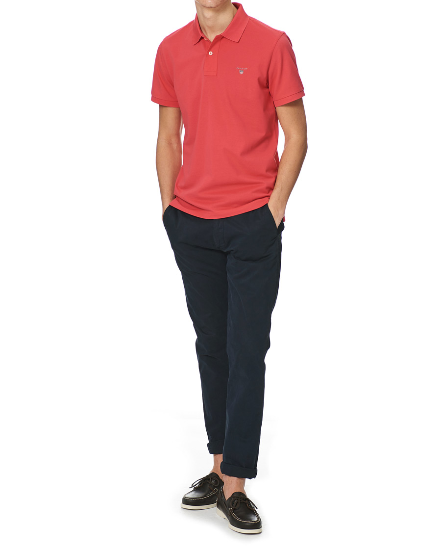 Herre | Pikéer | GANT | The Original Polo Watermelon Pink