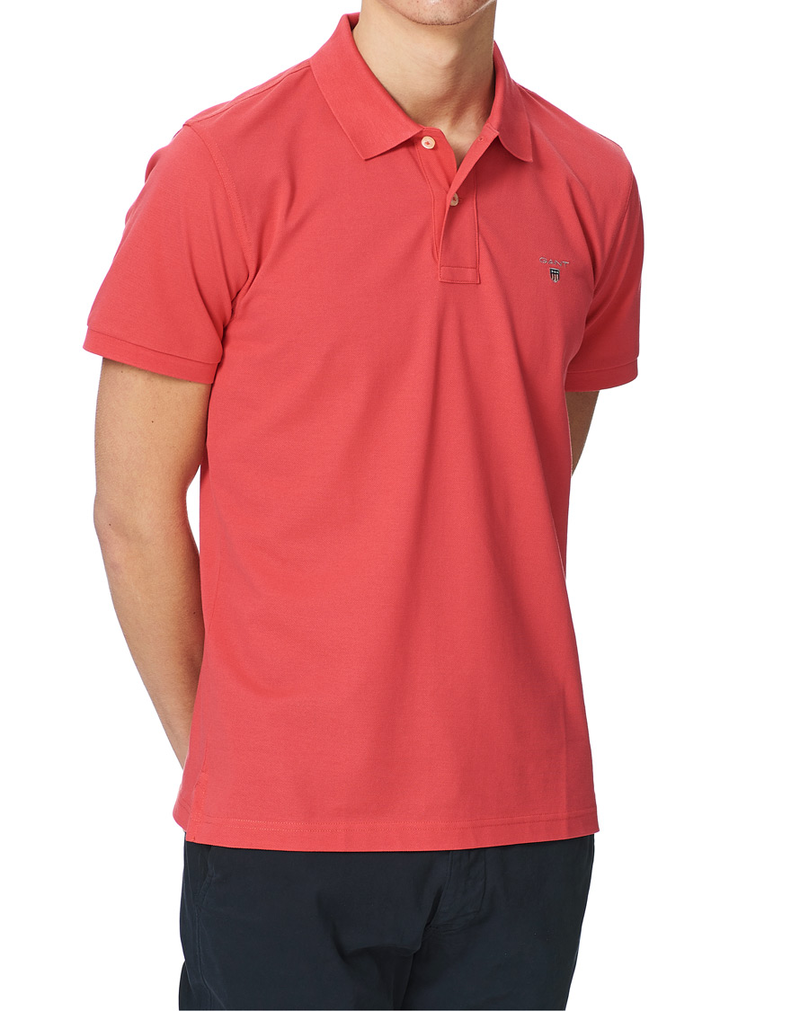 Herre | Pikéer | GANT | The Original Polo Watermelon Pink
