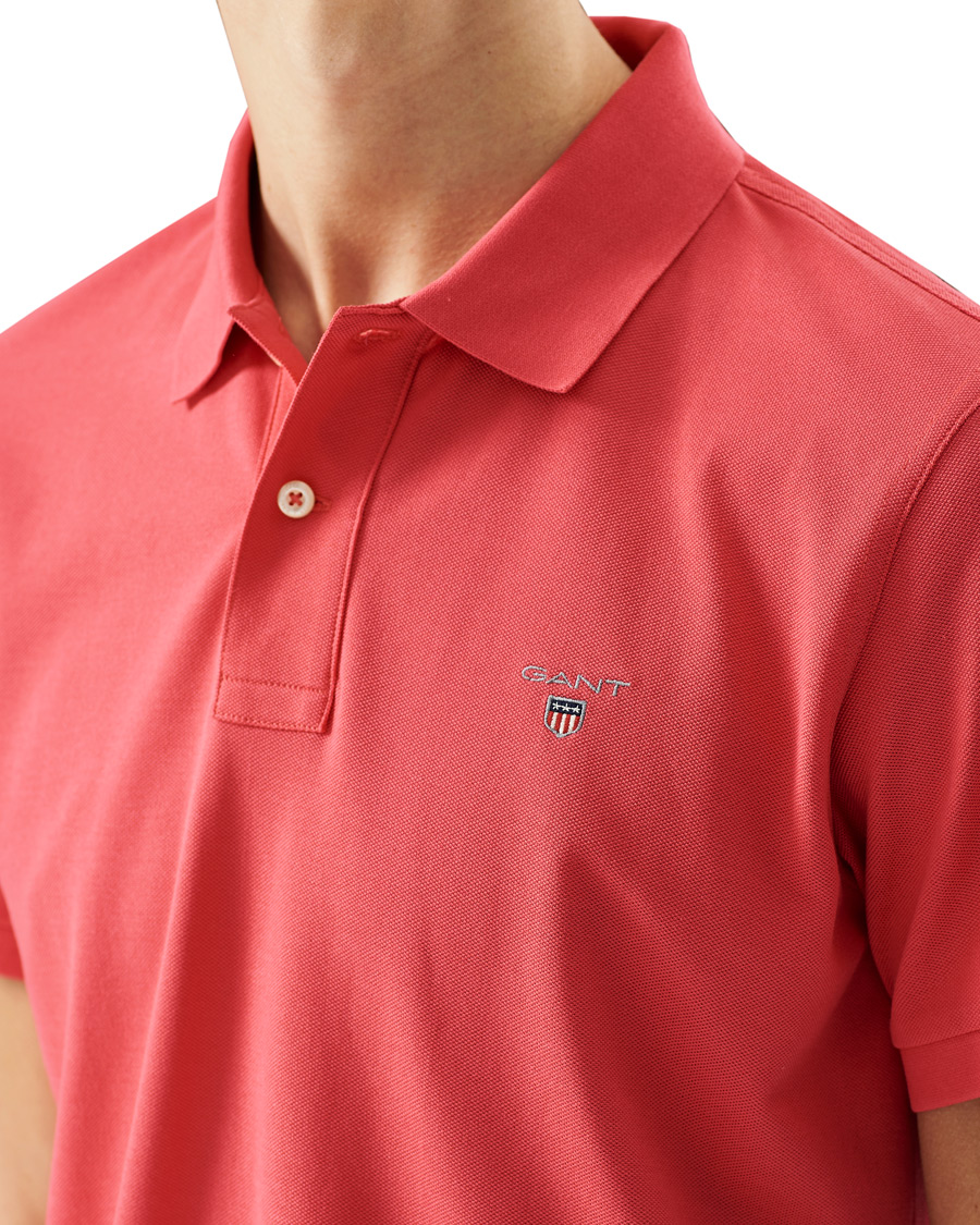 Herre | Pikéer | GANT | The Original Polo Watermelon Pink