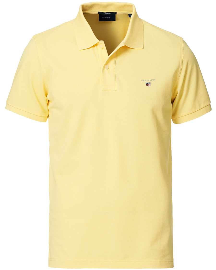 Herre | Pikéer | GANT | The Original Polo Banana Yellow