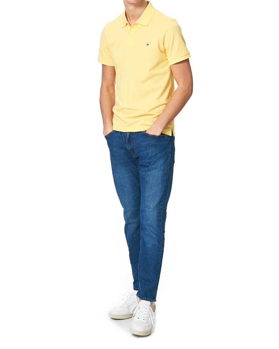 Herre | Pikéer | GANT | The Original Polo Banana Yellow