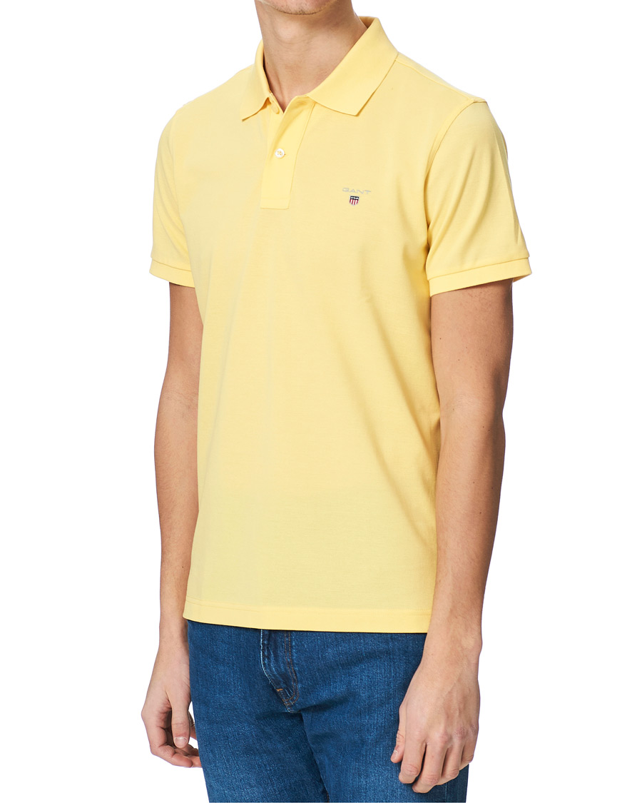 Herre | Pikéer | GANT | The Original Polo Banana Yellow