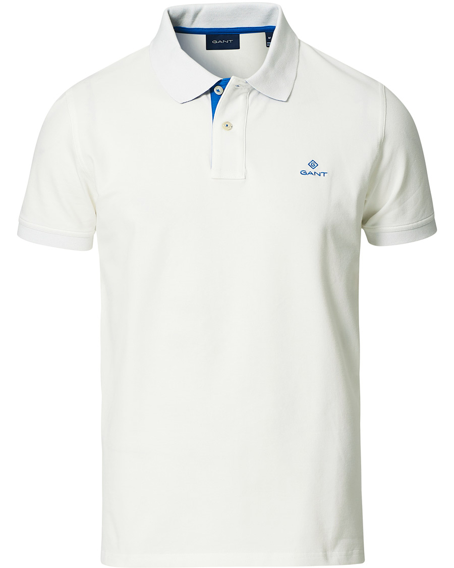 Herre | Pikéer | GANT | Contrast Collar Polo Eggshell