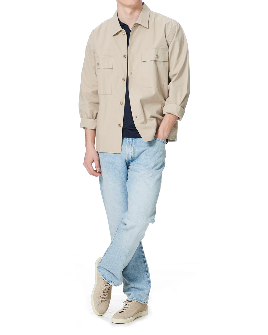 Herre | Skjorter | GANT | Ripstop Overshirt Plaza Taupe