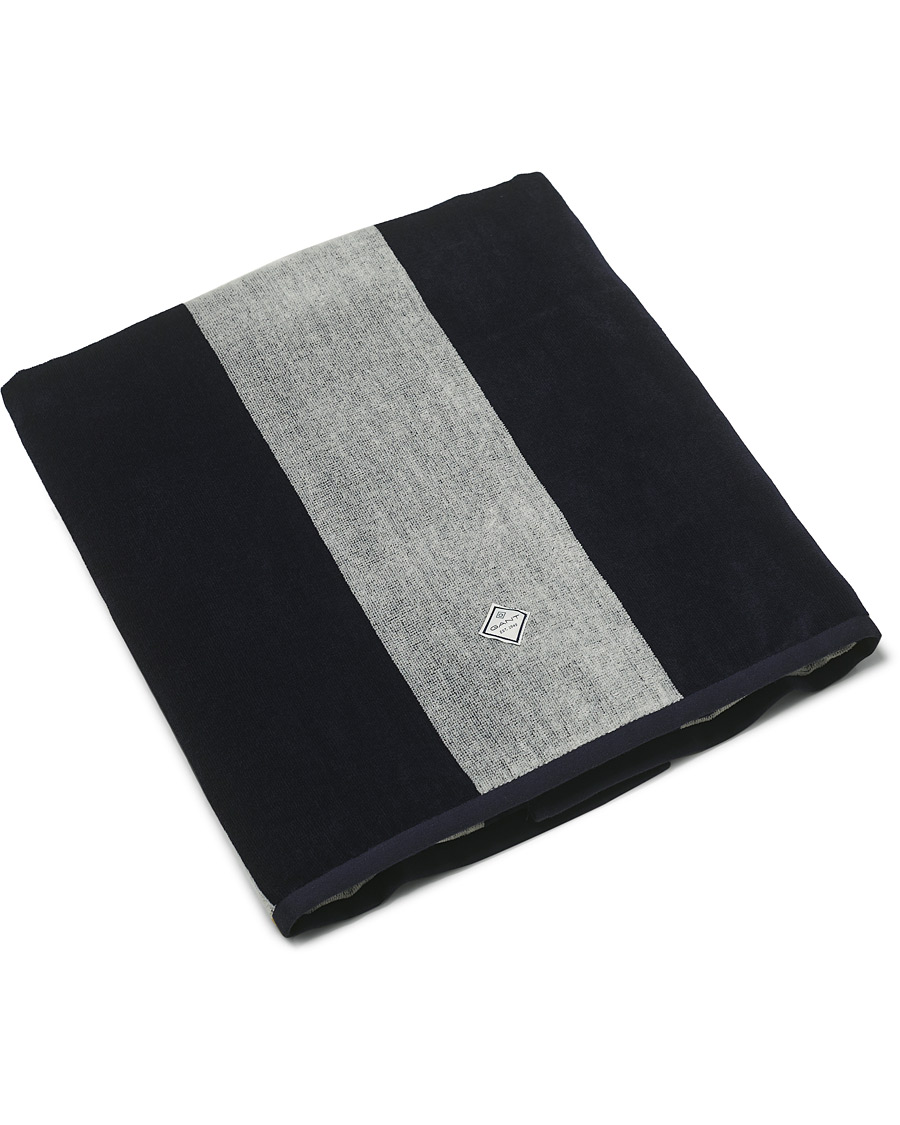 Herre | GANT Striped Bath Towel Evening Blue | GANT | Striped Bath Towel Evening Blue