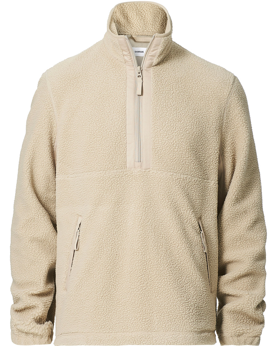 Herre | Jakker | Samsøe Samsøe | Samsøe & Samsøe Rune Recycle Half Zip Pure Cashmere