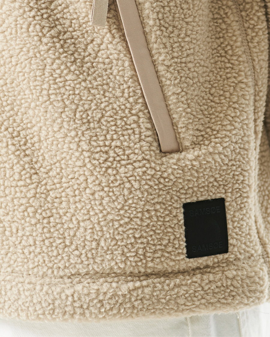Herre | Jakker | Samsøe Samsøe | Samsøe & Samsøe Rune Recycle Half Zip Pure Cashmere