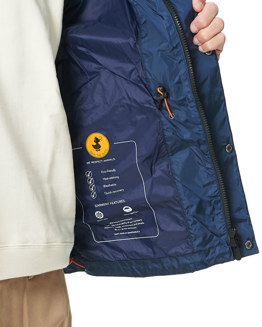 Herre | Jakker | Save The Duck | Sun Nylon Field Jacket Navy Blue
