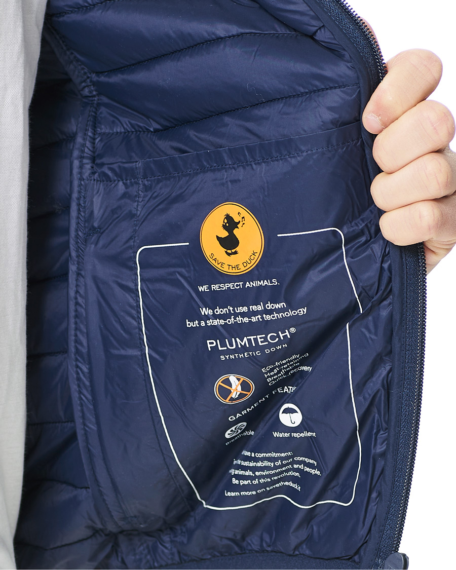 Herre | Jakker | Save The Duck | Lewis Lightweight Matt Padded Jacket Navy Blue