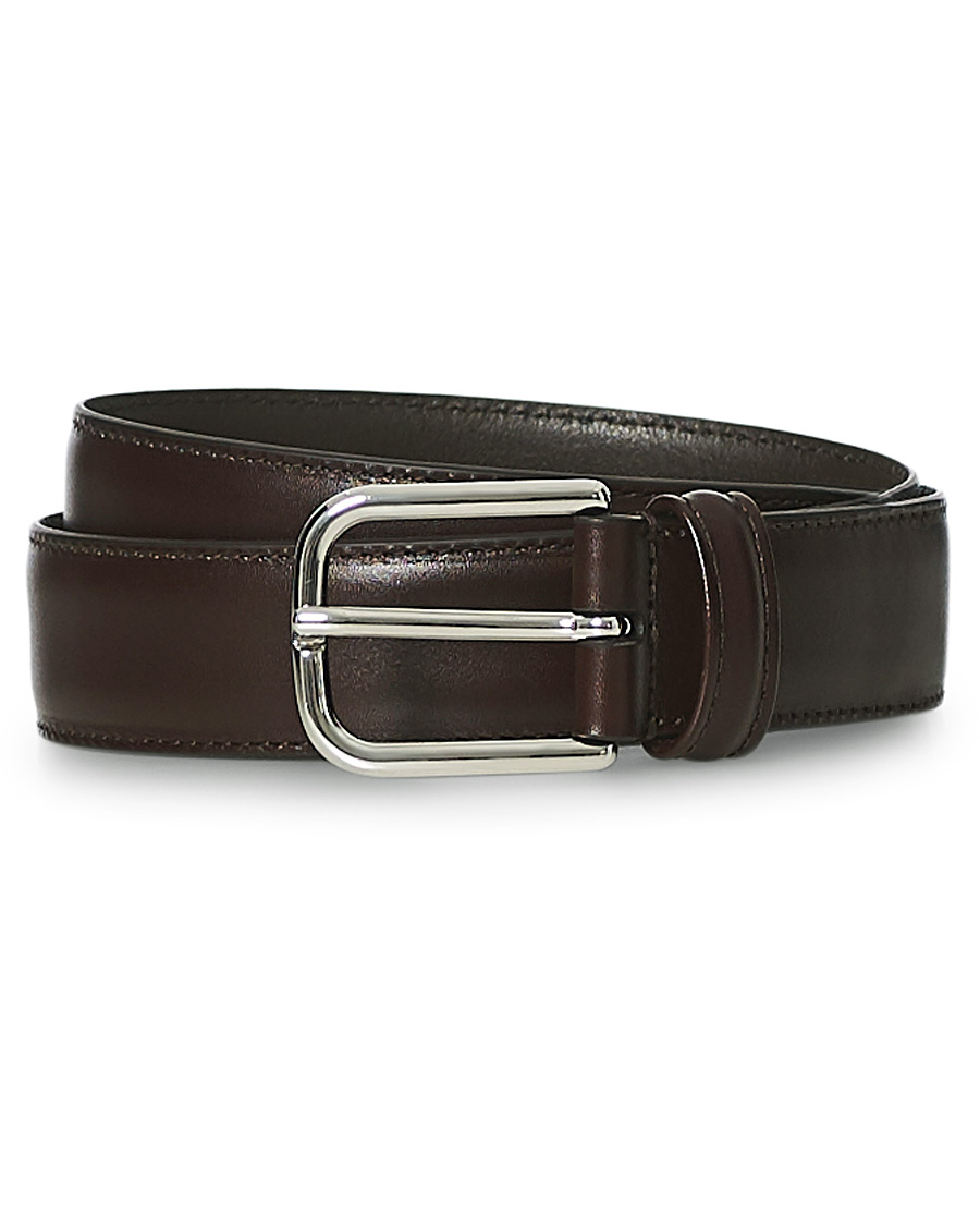 Herre | Anderson's Leather Suit Belt Brown | Anderson's | Leather Suit Belt Brown