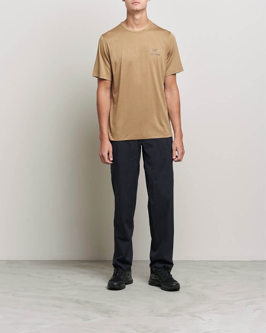 Herre | T-Shirts | Arc'teryx | Arc´Logo Emblem Wool T-shirt Canvas