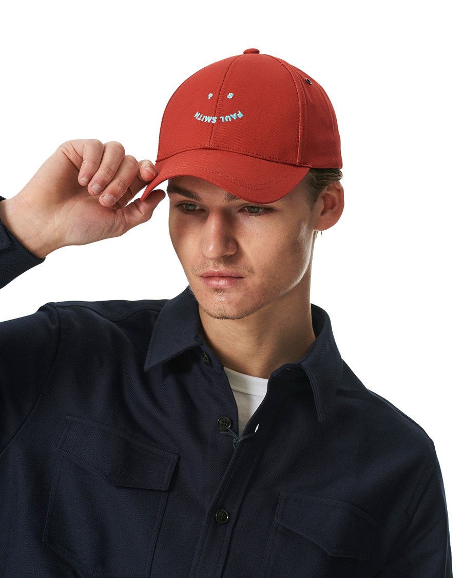 Herre | PS Paul Smith Happy Cap Red | PS Paul Smith | Happy Cap Red