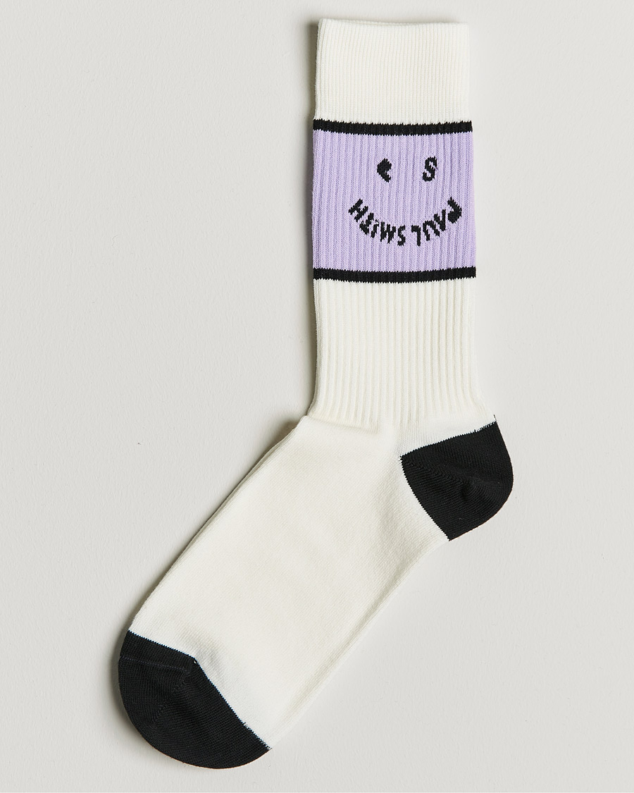 Herre |  | Paul Smith | Happy Tennis Socks White