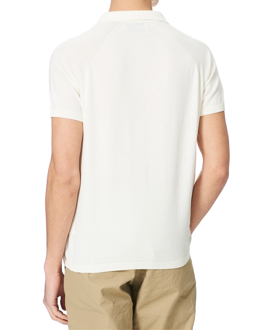 Herre | Pikéer | Peregrine | Emery Knitted Cotton Polo White