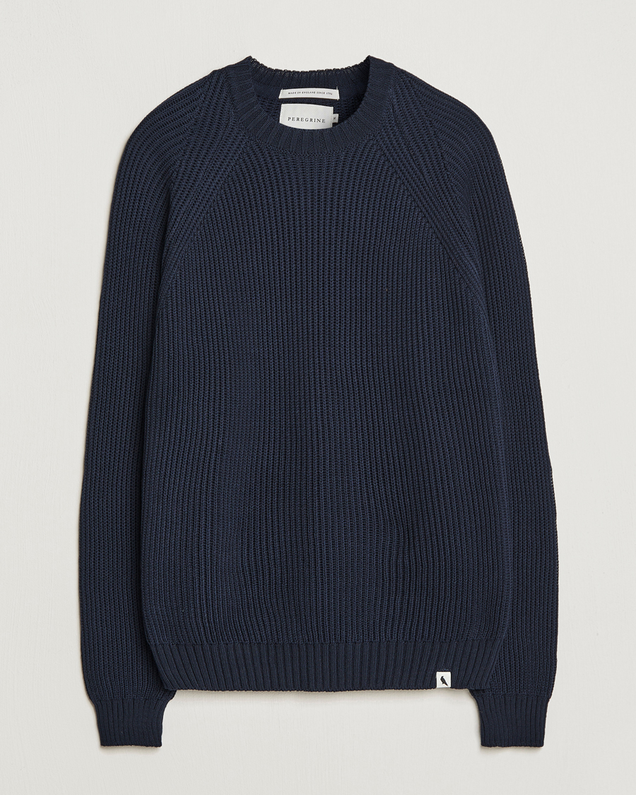 Herre | Gensere | Peregrine | Harry Organic Cotton Sweater Navy
