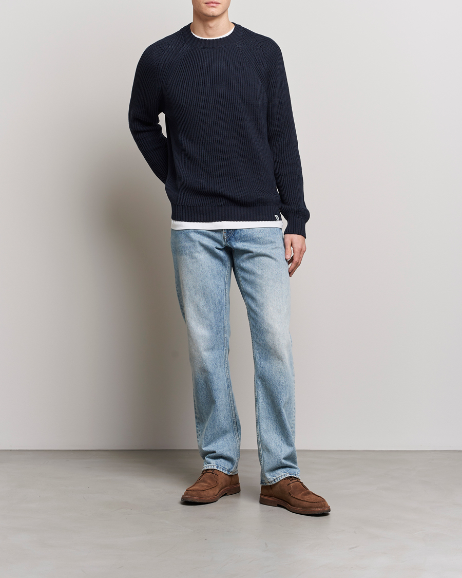 Herre | Gensere | Peregrine | Harry Organic Cotton Sweater Navy