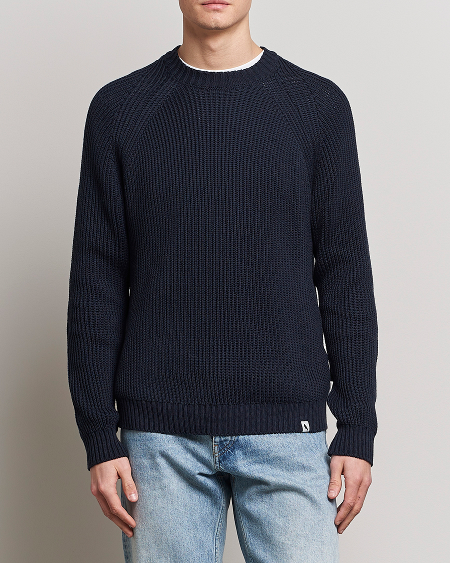 Herre | Klær | Peregrine | Harry Organic Cotton Sweater Navy