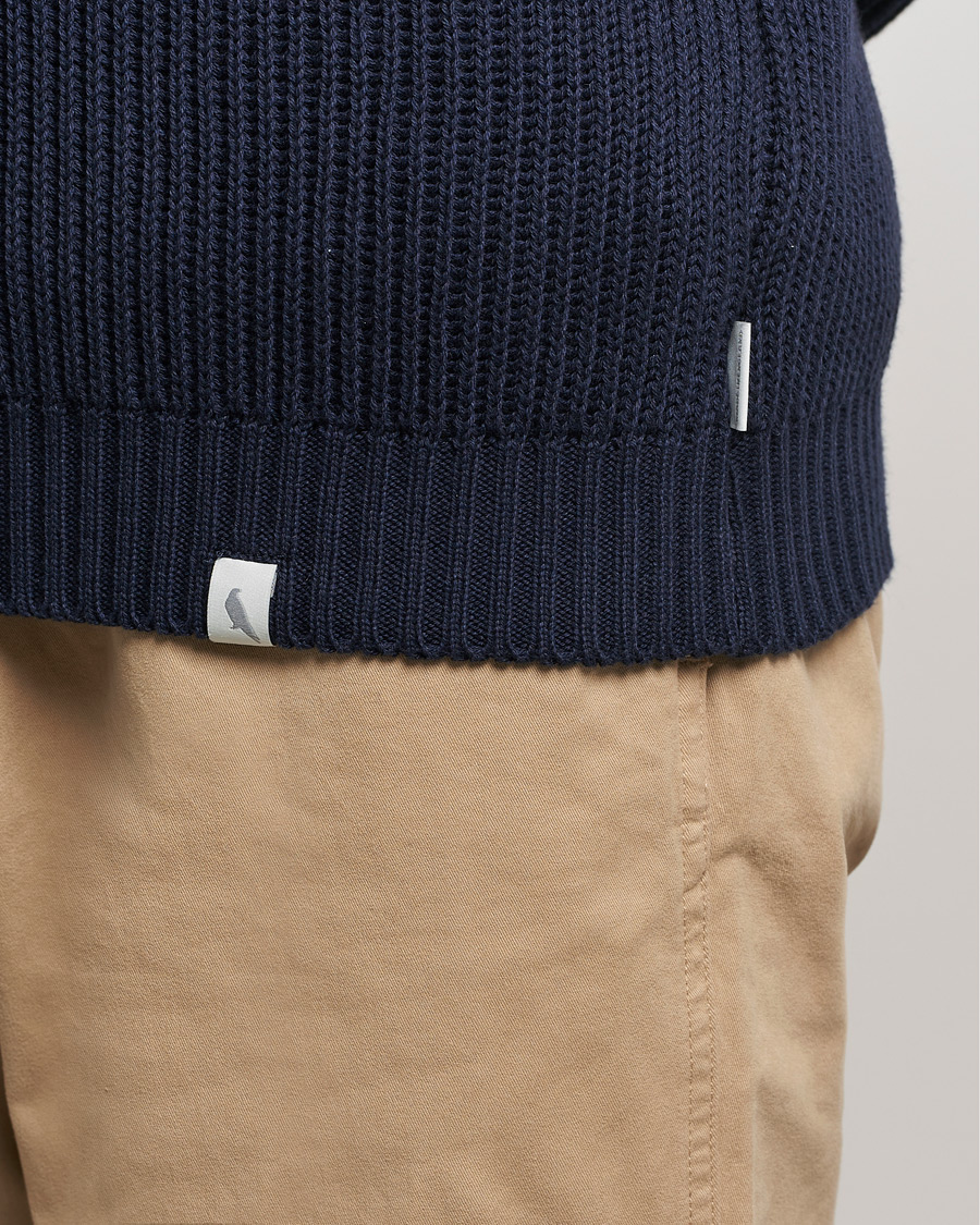 Herre | Gensere | Peregrine | Felix Quarter Zip Jumper Navy
