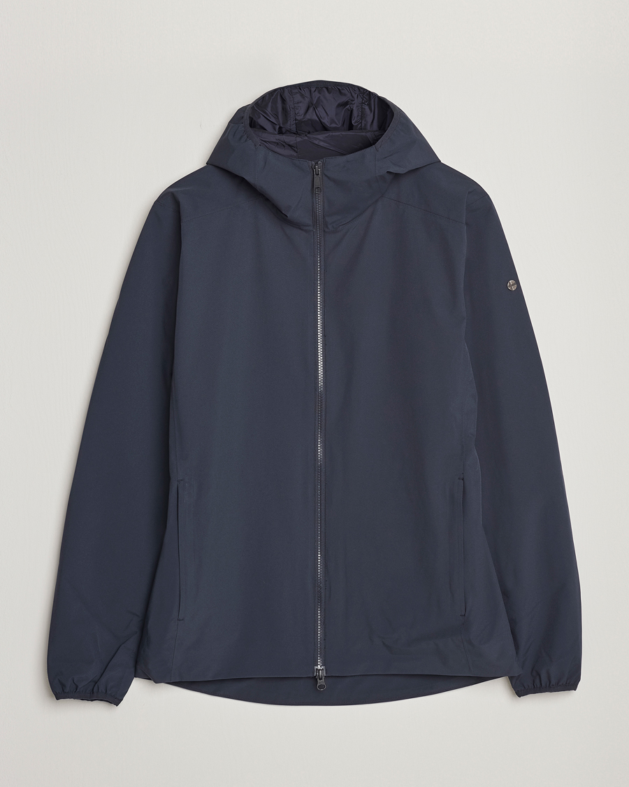 Herre | Jakker | Scandinavian Edition | Hood Waterproof Jacket Midnight Blue