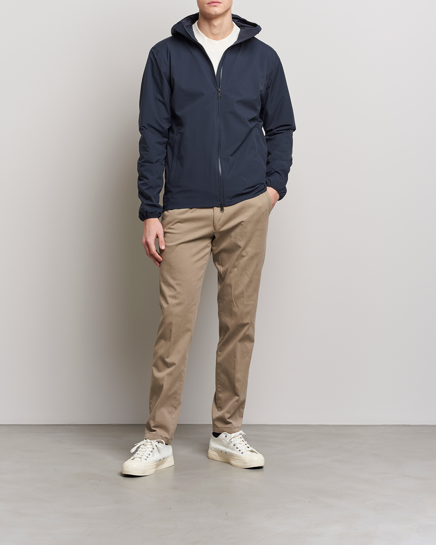 Herre | Jakker | Scandinavian Edition | Hood Waterproof Jacket Midnight Blue
